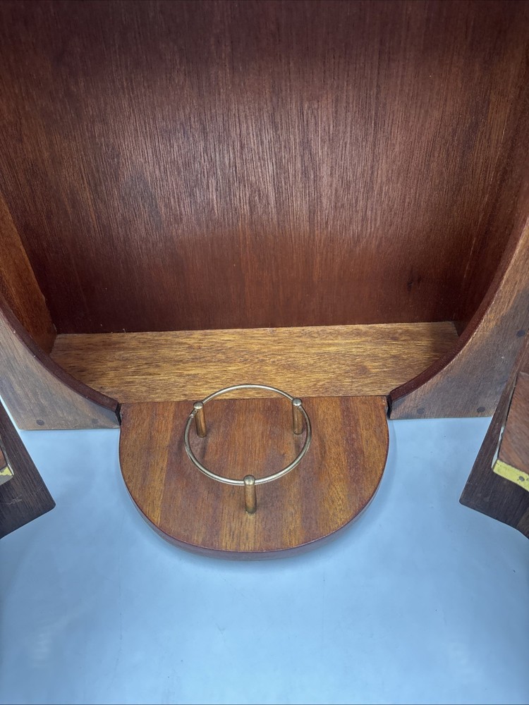 Mahogany Barrel Wine Rack / Wine Holder