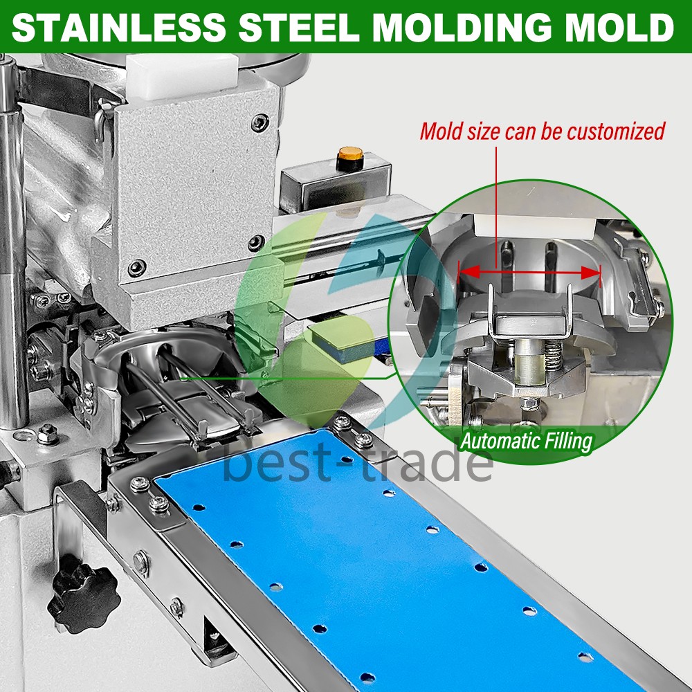 Semi Automatic Samosa Empanada Making Machine For 9mm Dumpling Wrapper 110V