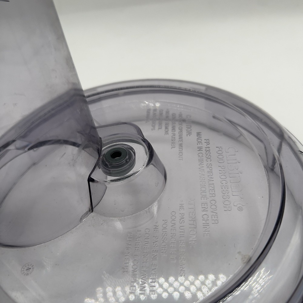 Cuisinart FP-13SSC Spiralizer Cover Replacement Part Food Processor Lid Only