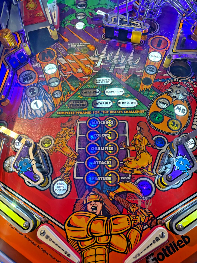 Gottlieb Gladiators Pinball Machine