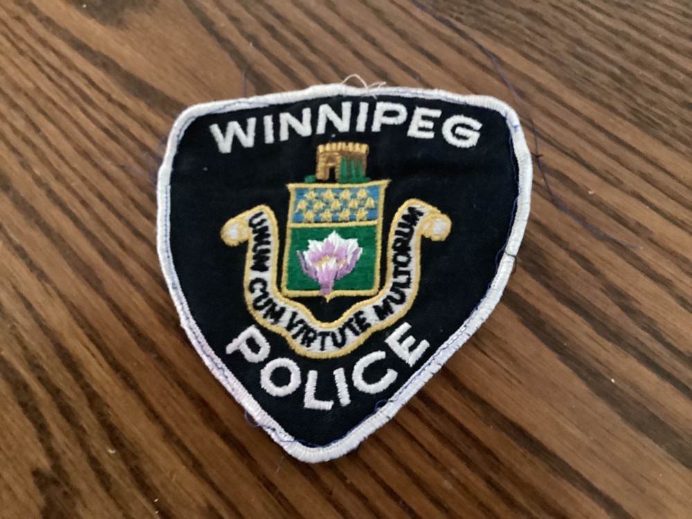 winnipeg canada police early patch Bx AA # 12
