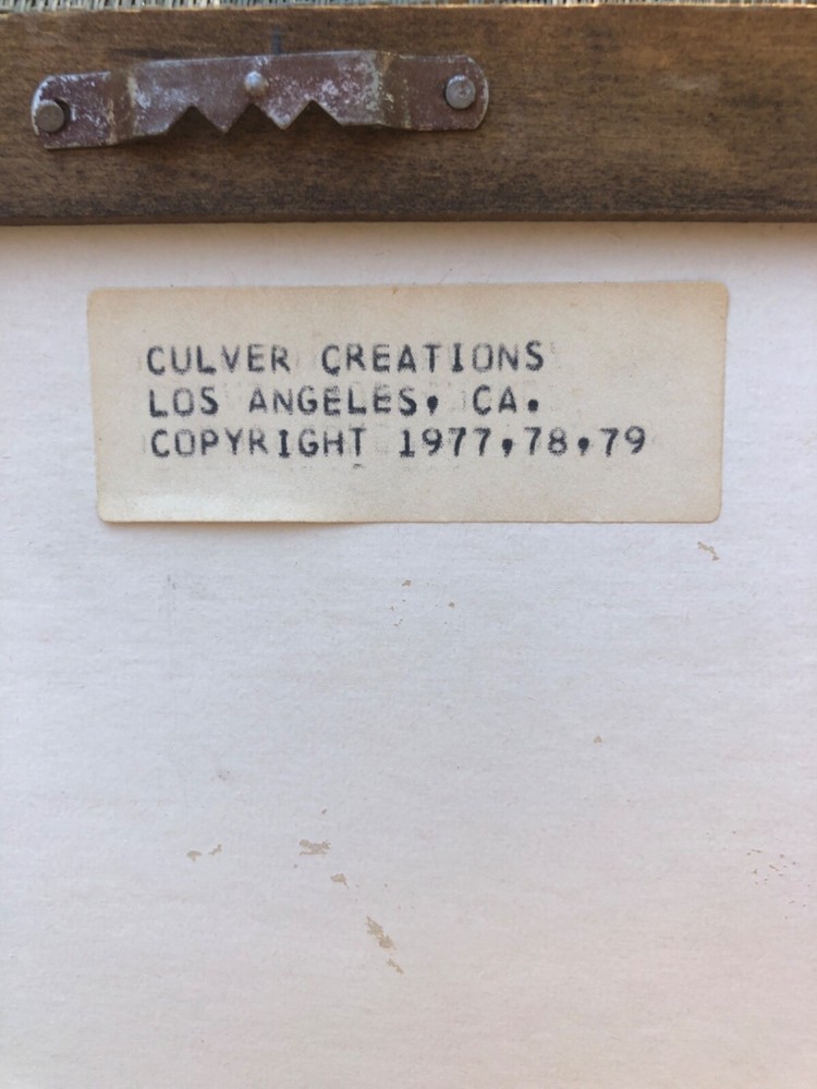 culver creation etched glass art
