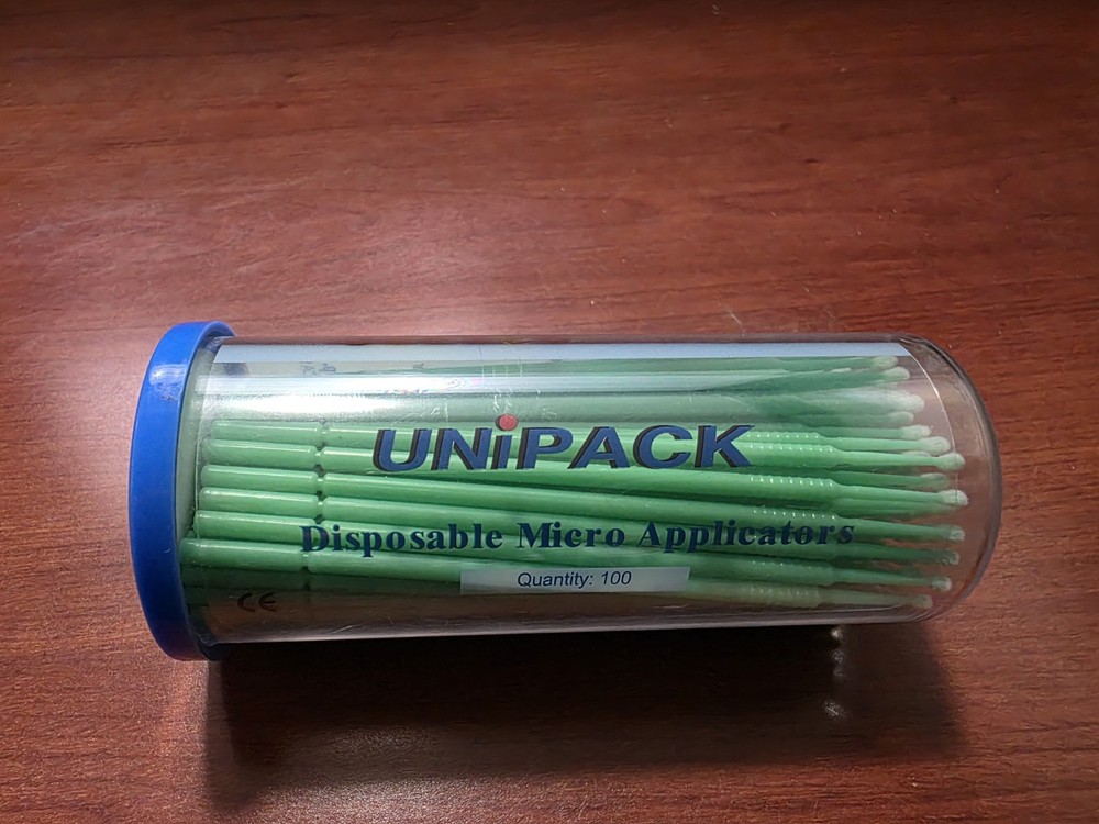 100 pcs micro applicator micro brush Regular Green