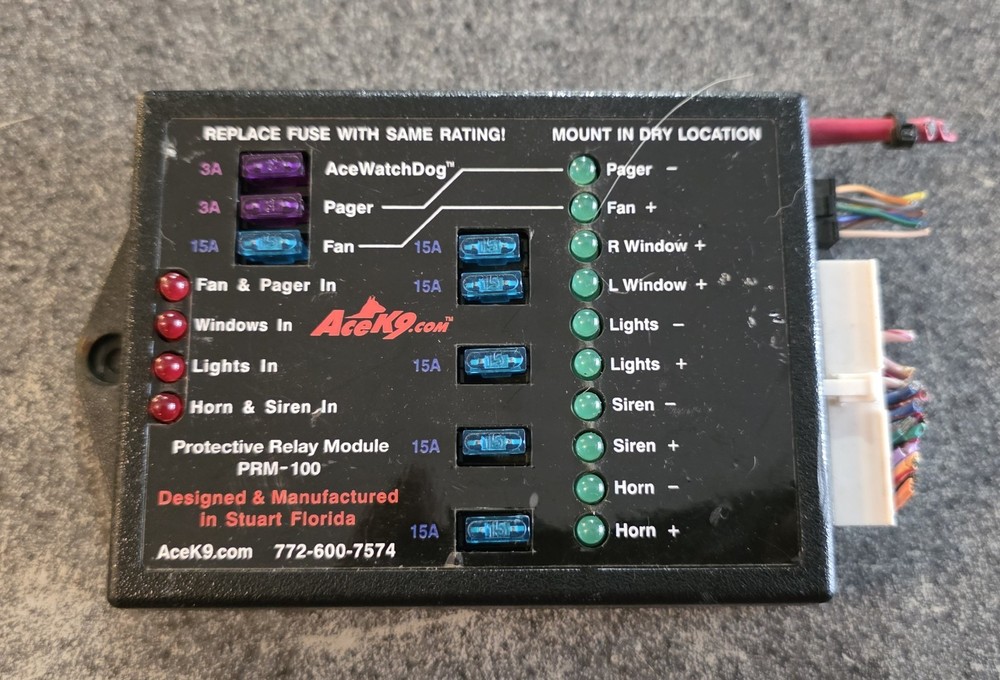 AceK9 Hot N Pop Pro Protective Relay Module DC1802 TESTED