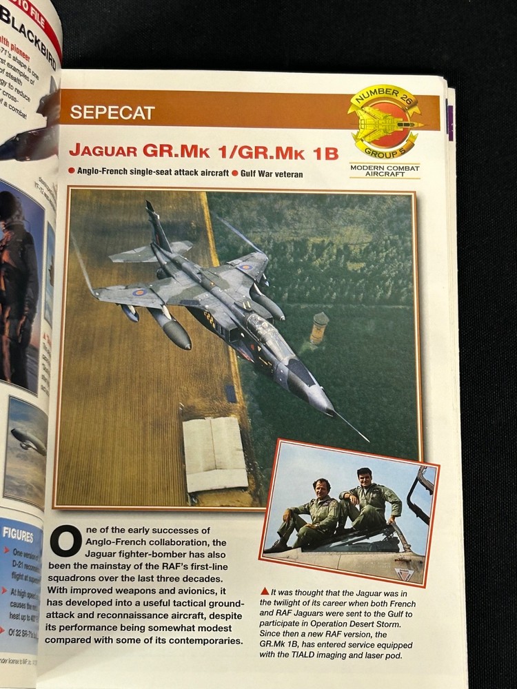 Modern Combat Aircraft Booklet Insert Pages - 9 Total