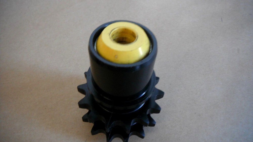 INTERROLL POLYMER SPROCKET DOUBLE 14 TEETH, 1/2" BORE