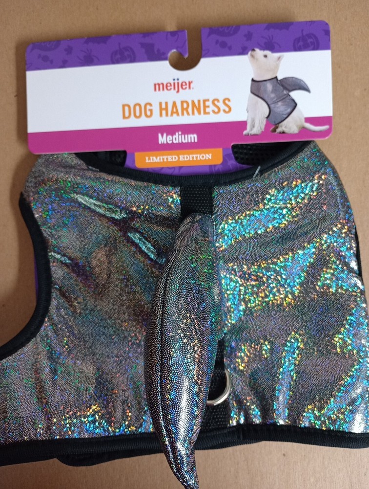 Shark Halloween Dog Harness Size Medium