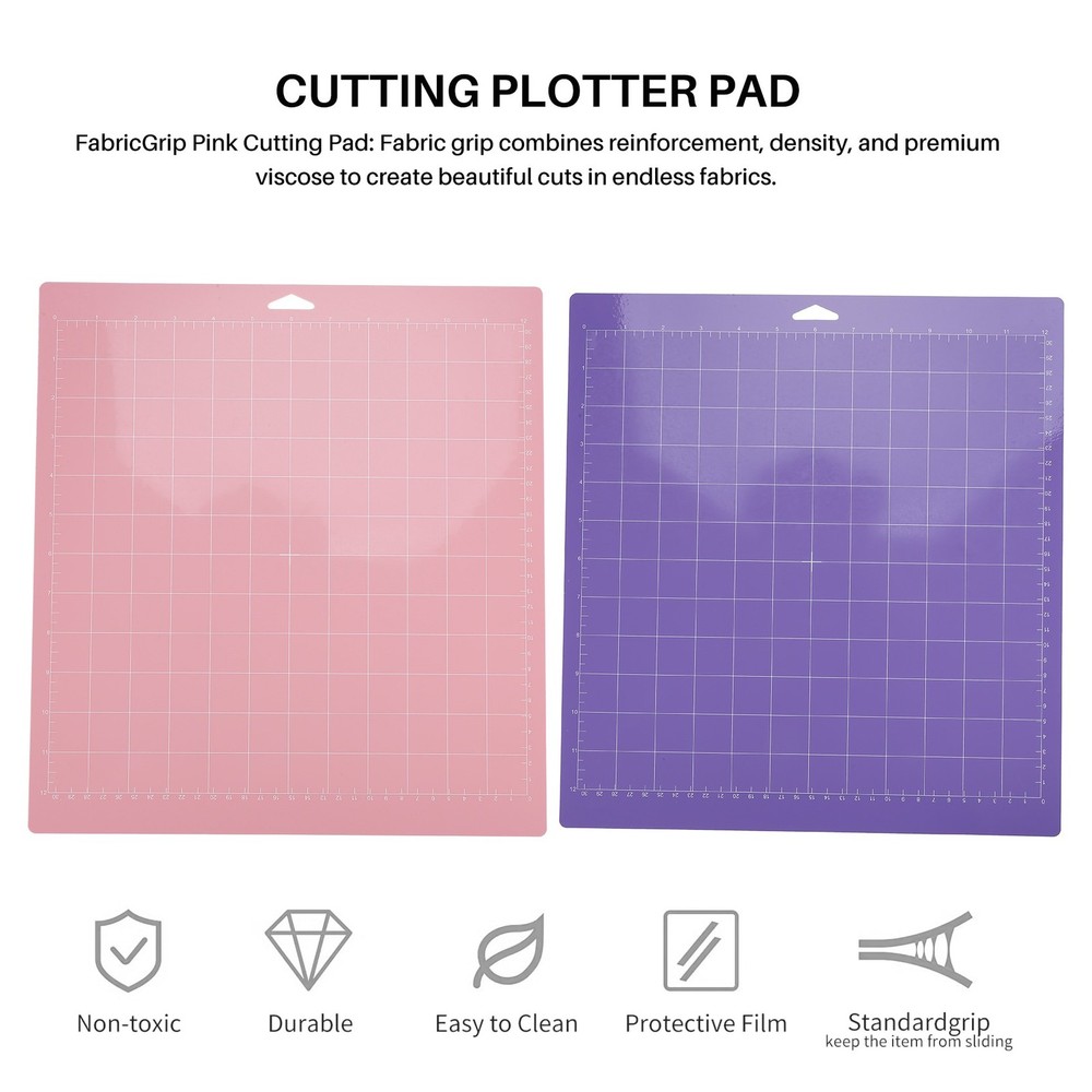 4 Pcs Mixed Color PVC Cutting Mat Grid Cutting Pads Cutting Plotter Pad7235