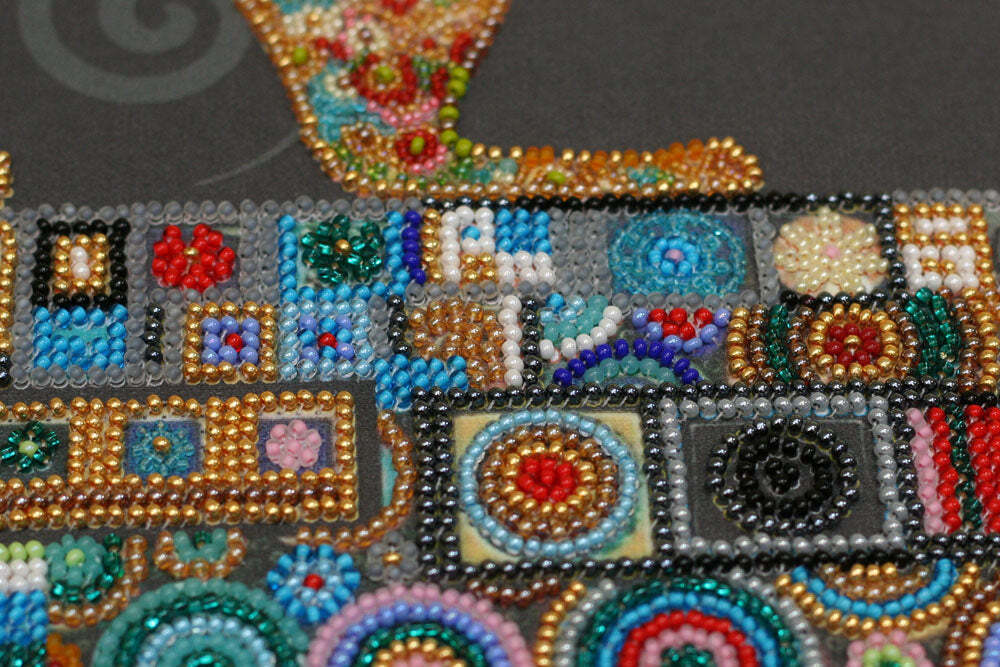 Abris Art Bead Embroidery Kit - Kitty AB-791