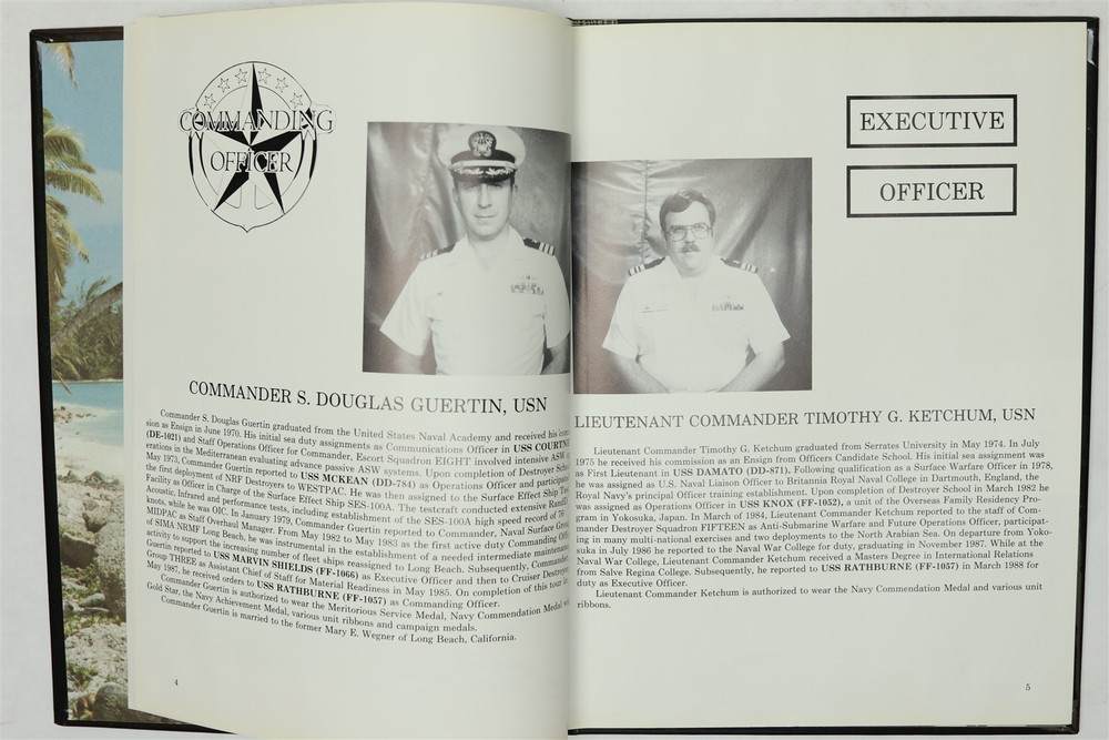 USS Rathburne (FF-1057) 1988 Westpac Deployment Cruise Book