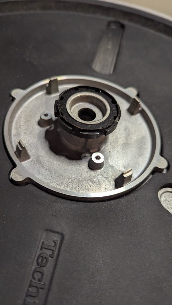 Technics Sl-1200Mk II Turntable Platter Genuine NO MAGNET, with DEFECT, READ...