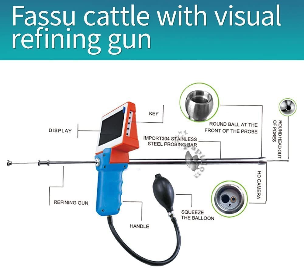 Dog Artificial Insemination AI Gun Breeding Device Visual Endoscope Veterinary
