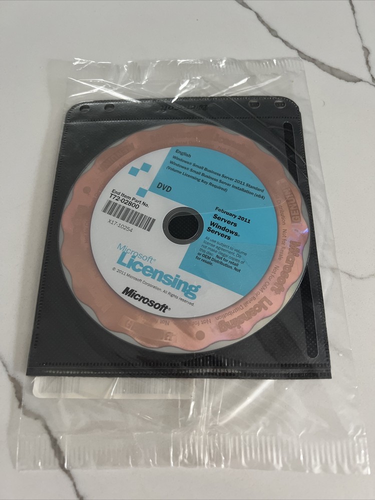 Microsoft Licensing Windows Servers Fabruary 2011 Standard