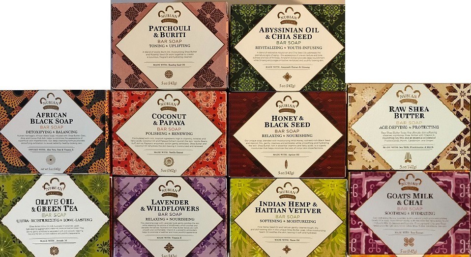 Nubian Heritage - 10 Pack Favorite- 5oz Soaps