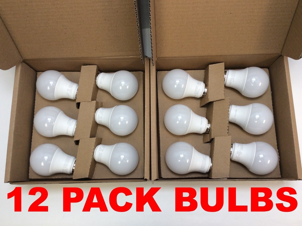 Amazon Basics A19 Soft White LED Light Bulb, E26 Base, 60w, Energy Efficient 9W