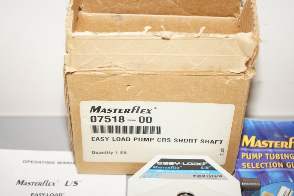 ^ Masterflex L/S Easy-Load Pump Head 07518-00 #C890