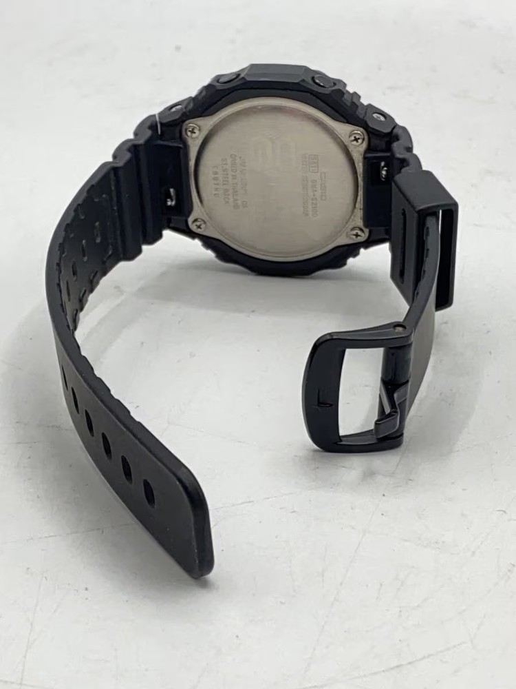 CASIO Quartz Watch G SHOCK Digital Analog Rubber BLK BLK SS