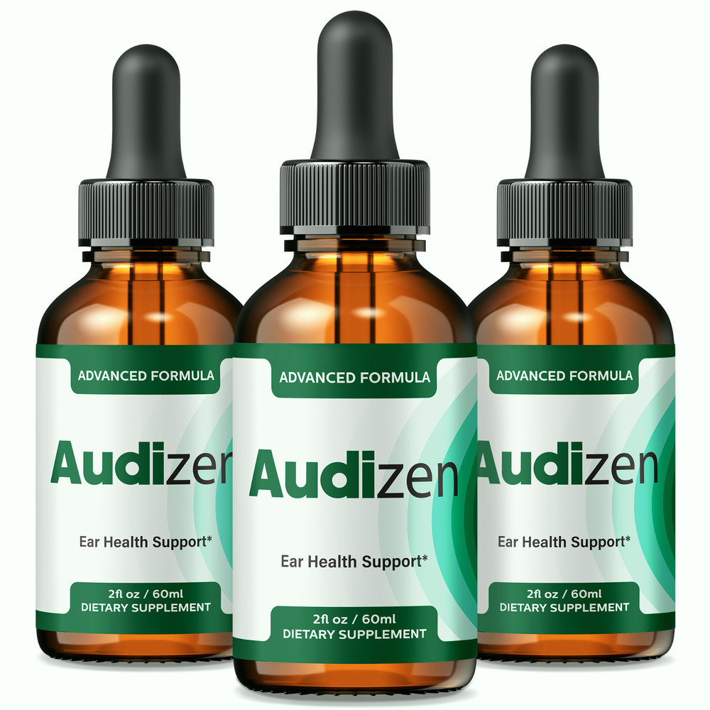 Audizen Drops - Advanced Ear Health and Hearing Support Formula - 3 Pack