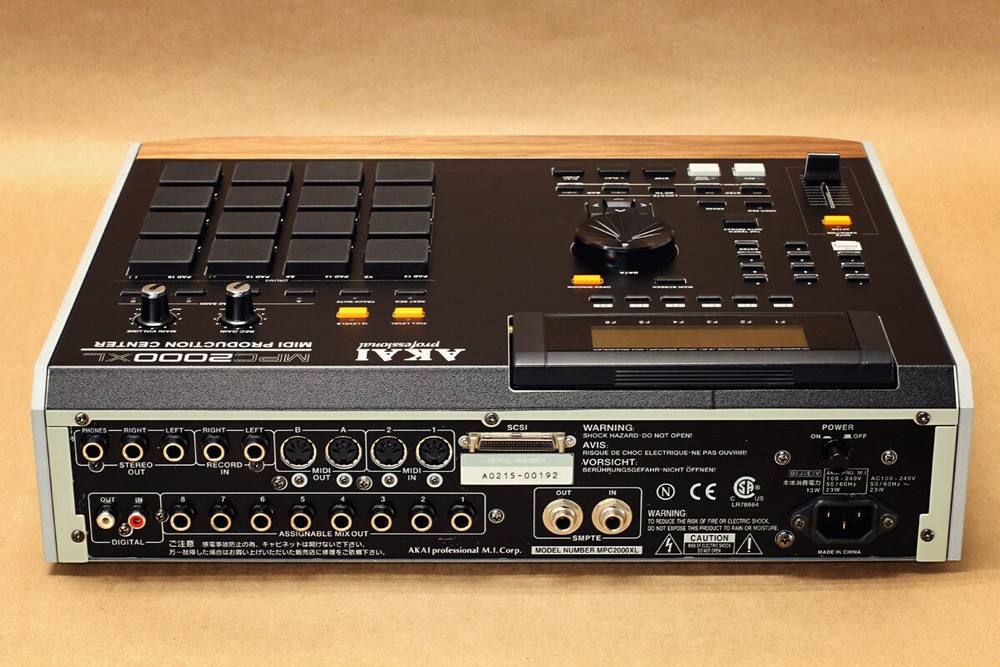 Akai MPC 2000XL Custom Black Modular with Black ABS Bezel & ATAPI Card Reader