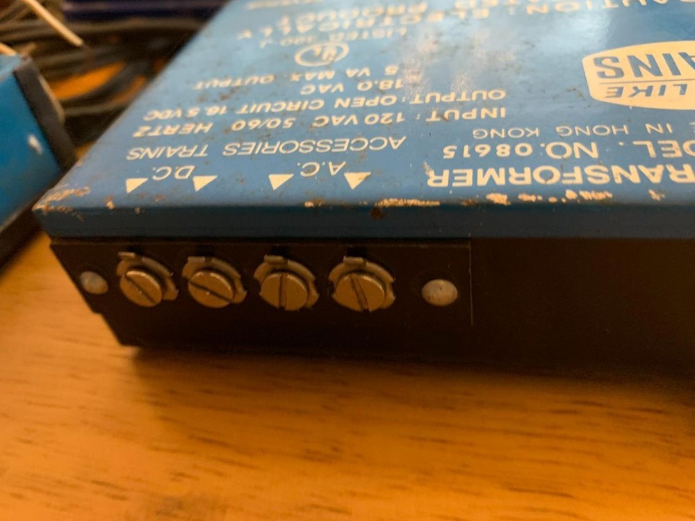 Lot of 8 Train Transformers Power Controller As Pictured UNTested Mixed Brands