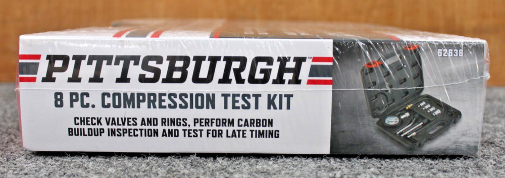 Pittsburgh 8-PC Compression Test Kit 62638 (New)