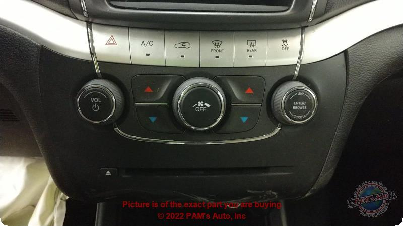 Used A/C Selector Switch fits: 2016 Dodge Journey AC front mounted in dash 4.3``