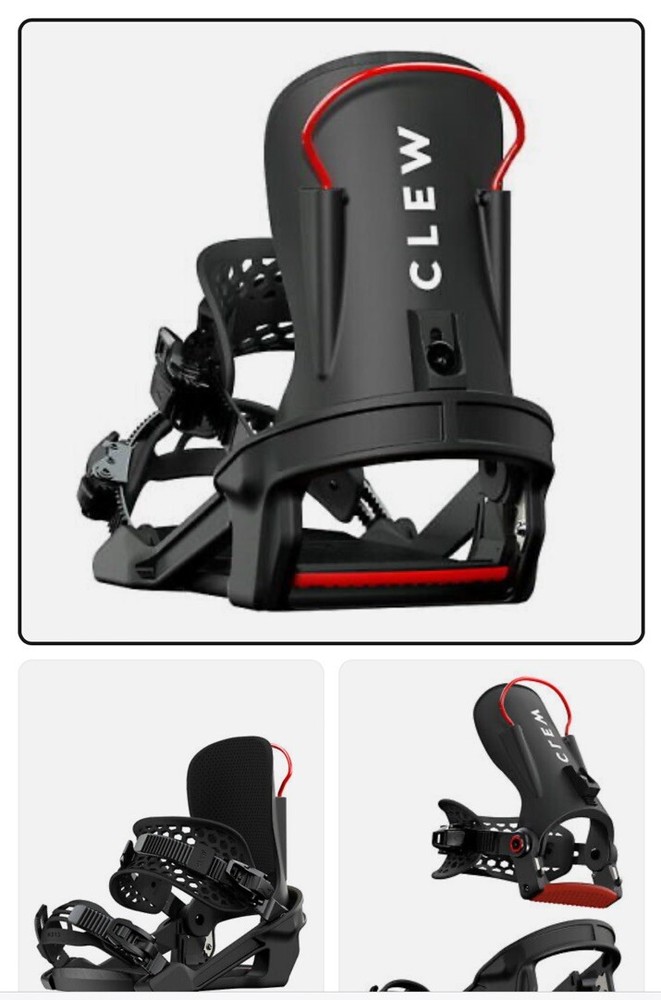 Clew Step In Snowboard Bindings 24/25 Large Or Medium