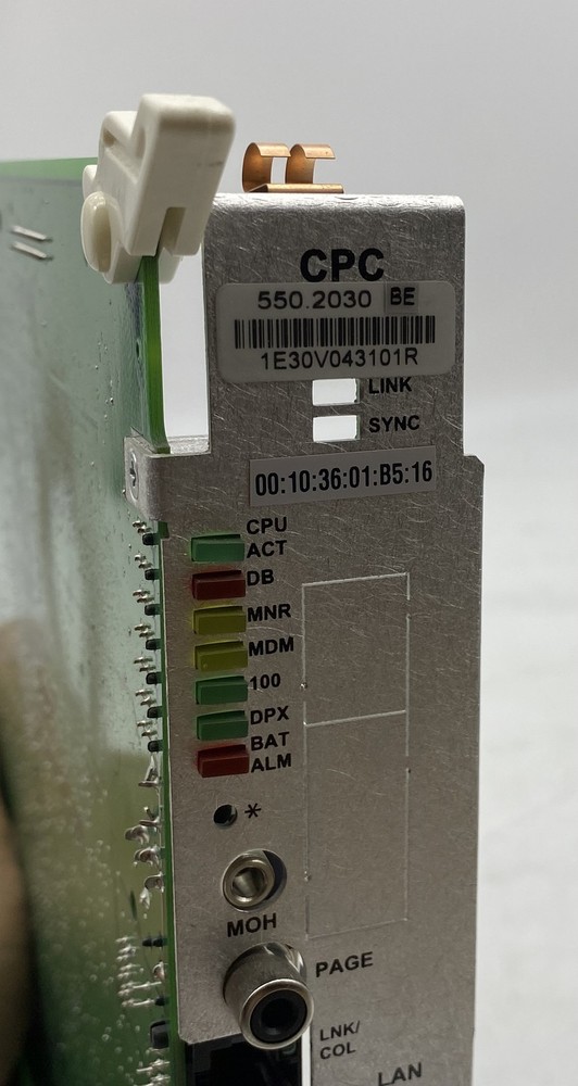Intertel CPC Call Processing Card 550.2030