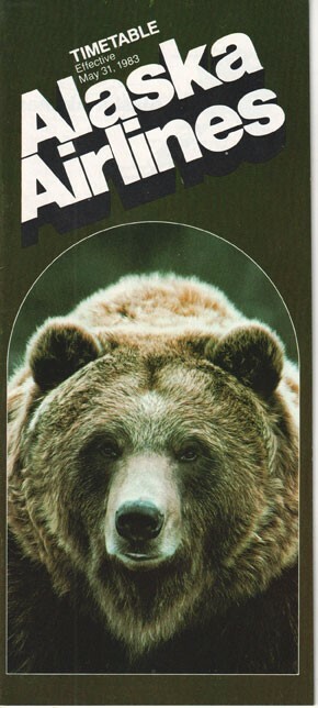 Alaska Airlines timetable 1983/05/31