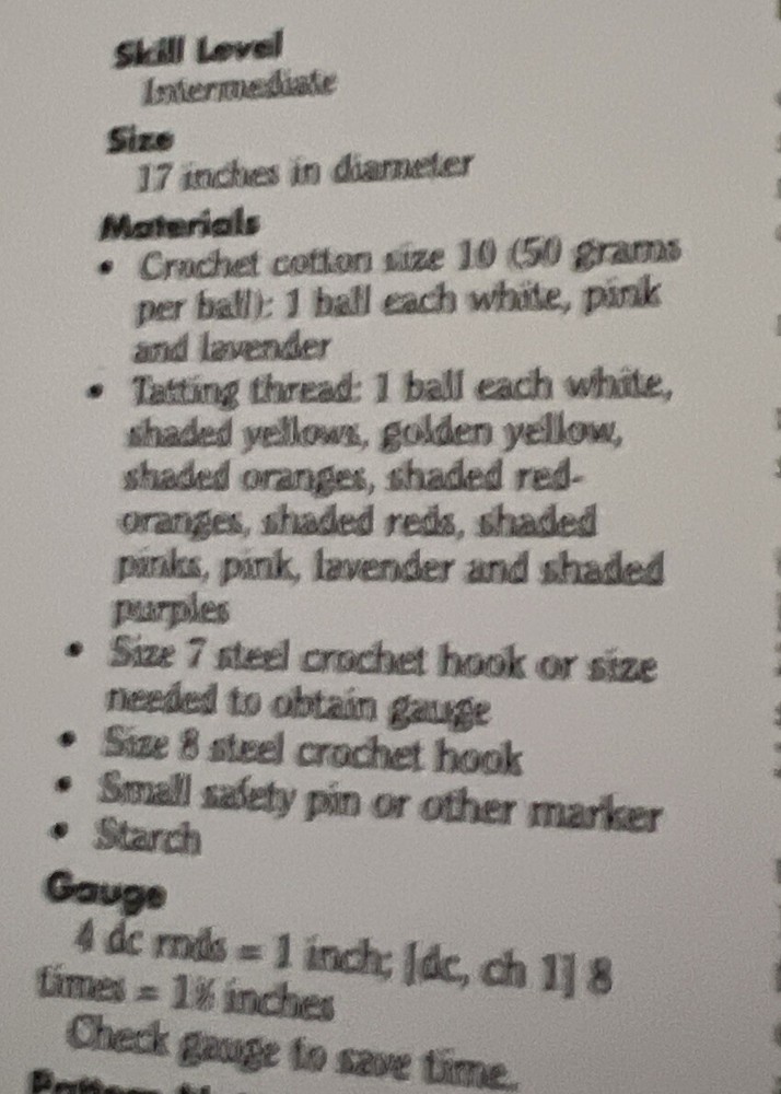 CROCHET ~ “Lollipop Swirls Doily” ~ PATTERN ~