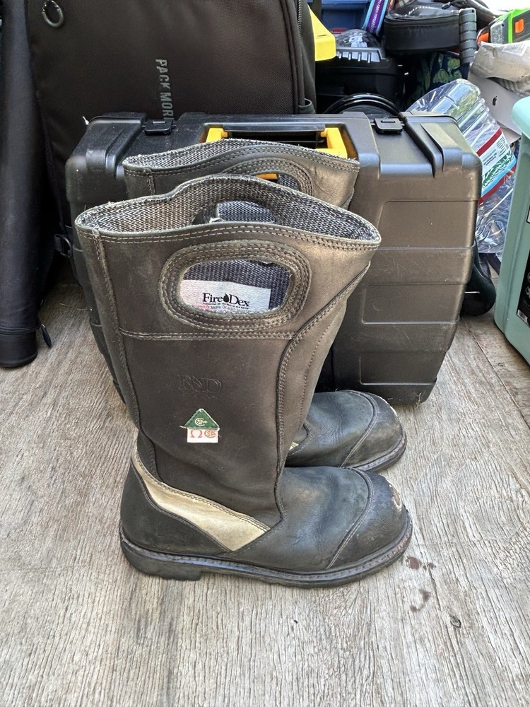 Fire Boot nfpa Sept- 2016FIRE-DEX FDXL 50 LEATHER FIRE BOOT Size 9M