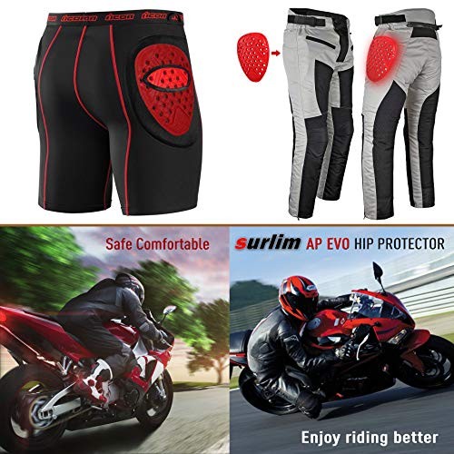 Protector CE Insert Armor Motorcycle Pants Replacement Pads Pair Hip