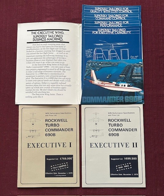 Rockwell Commander 690B 1978 Brochure