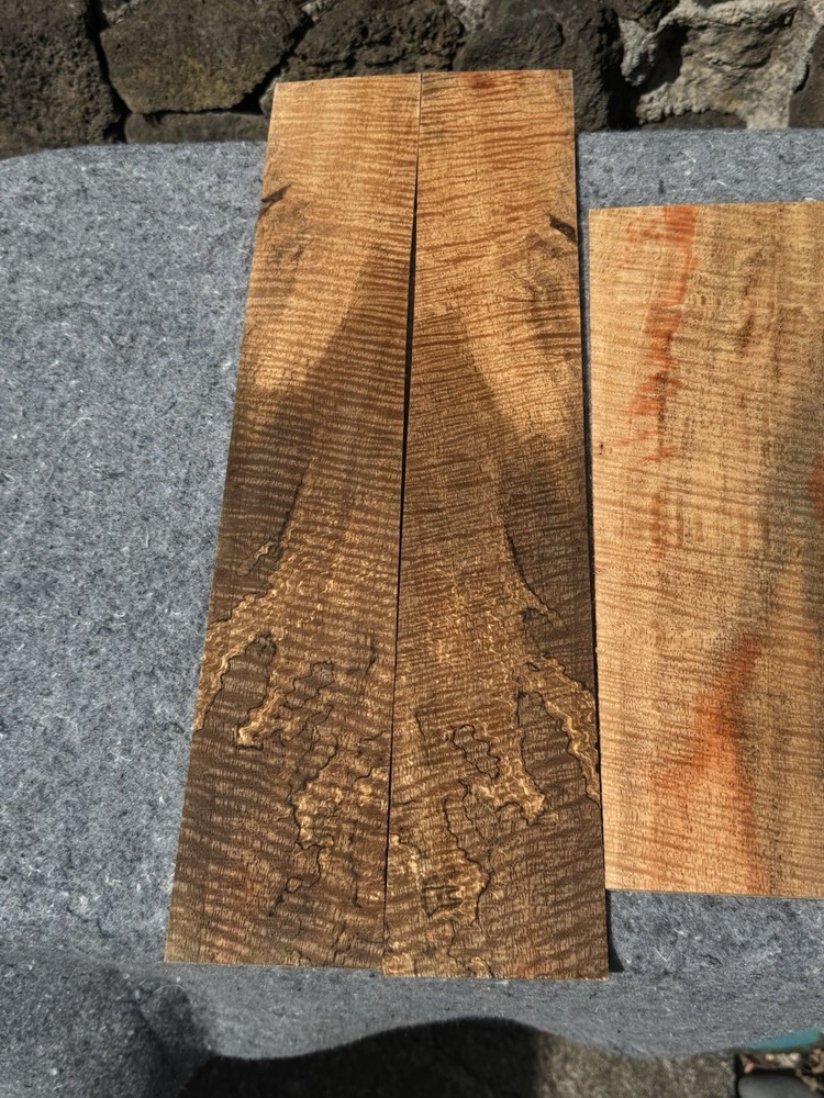 Reclaimed Curly Hawaiian Mango 4 Piece Baritone Set