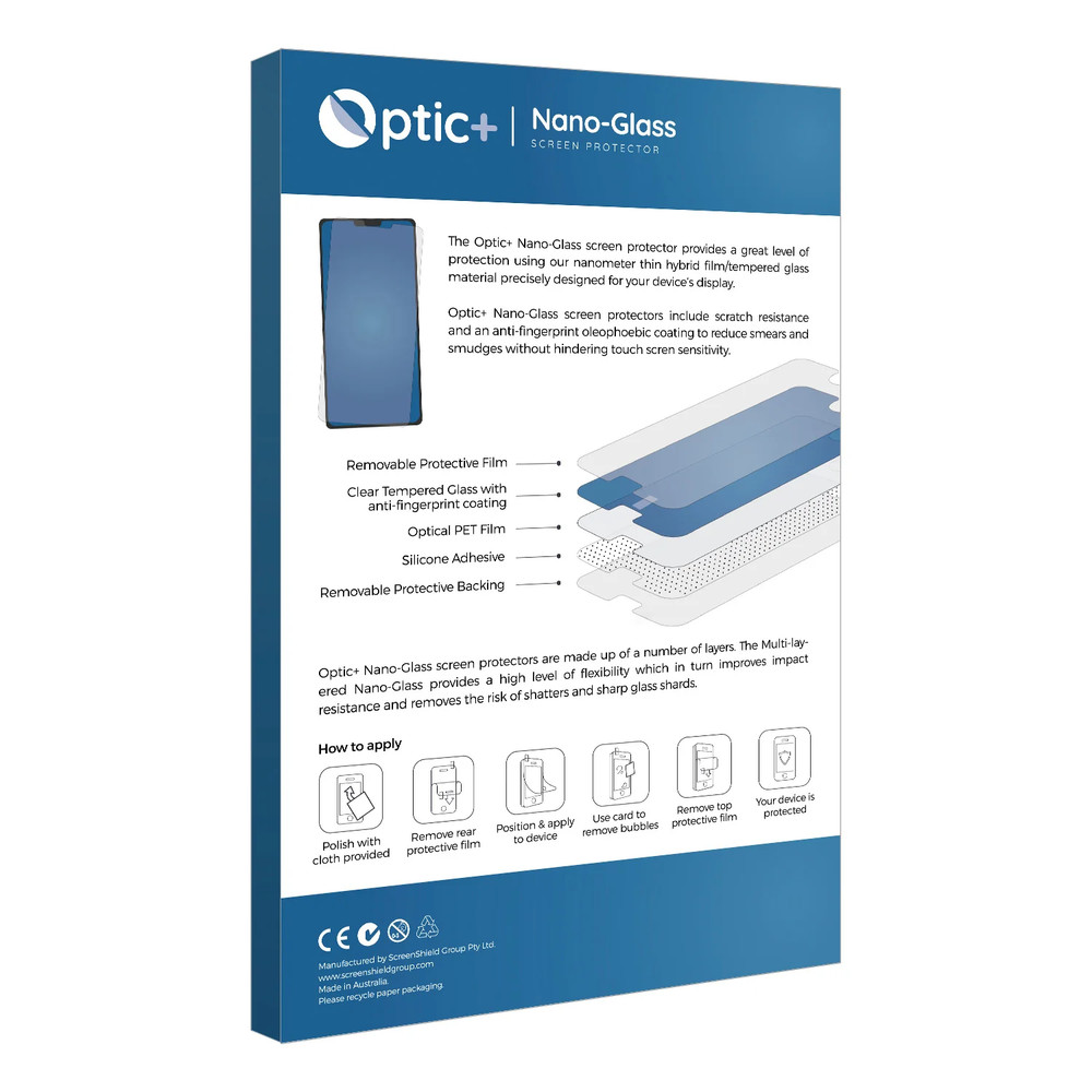 Optic+ Nano Glass Screen Protector for GPD Win 5