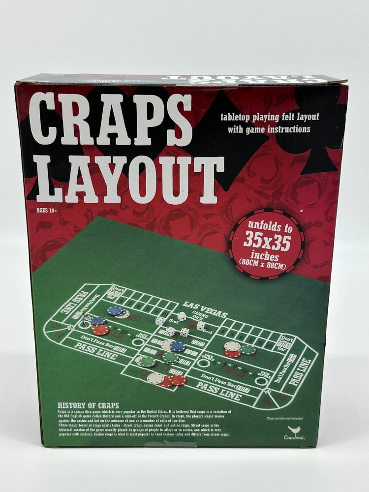 Craps Layout 35X35