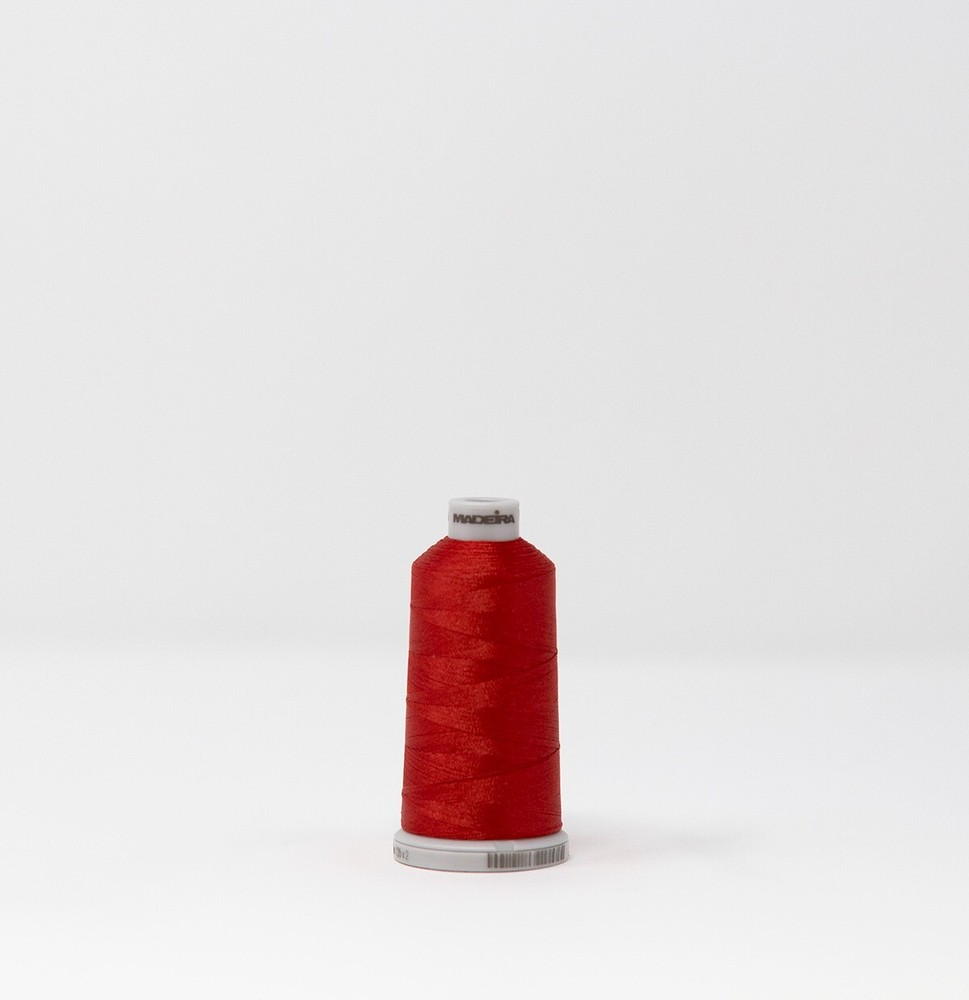 MADEIRA -- Ref. 1639 -- Cinnabar Red -- Polyneon Thread -- #40 -- 1100 yards