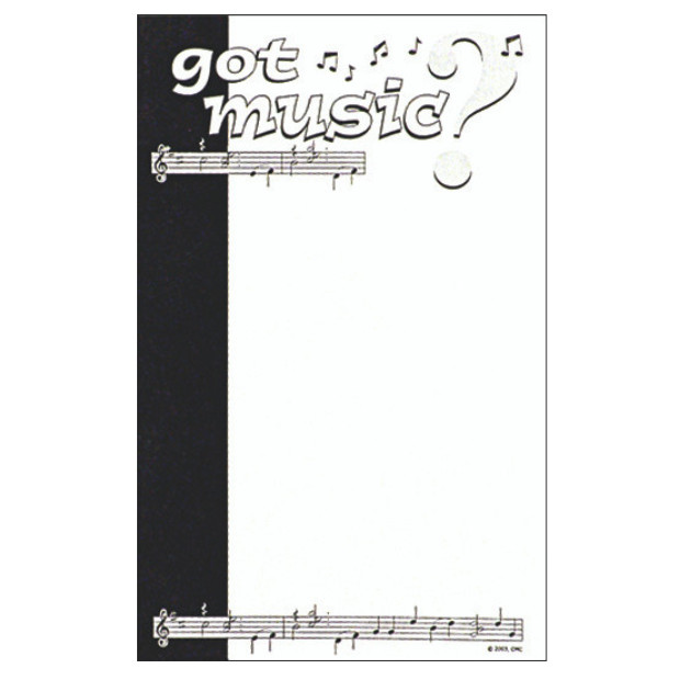 Got Music? Notepad