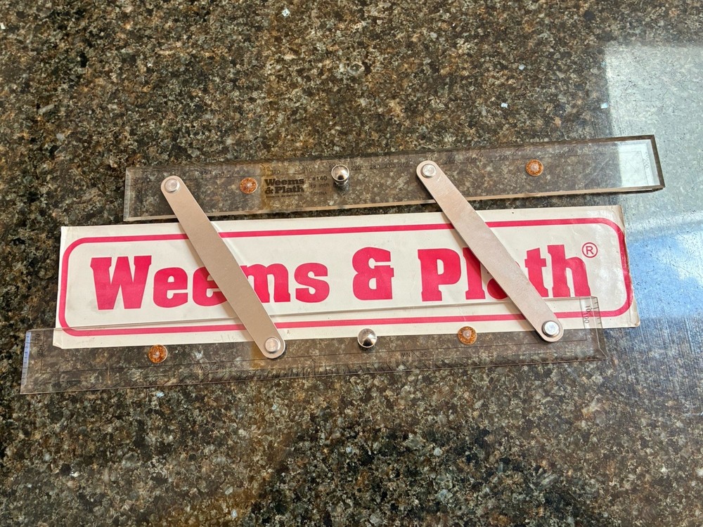 Weems & Plath 140 12" Aluminum Arm Parallel Rule