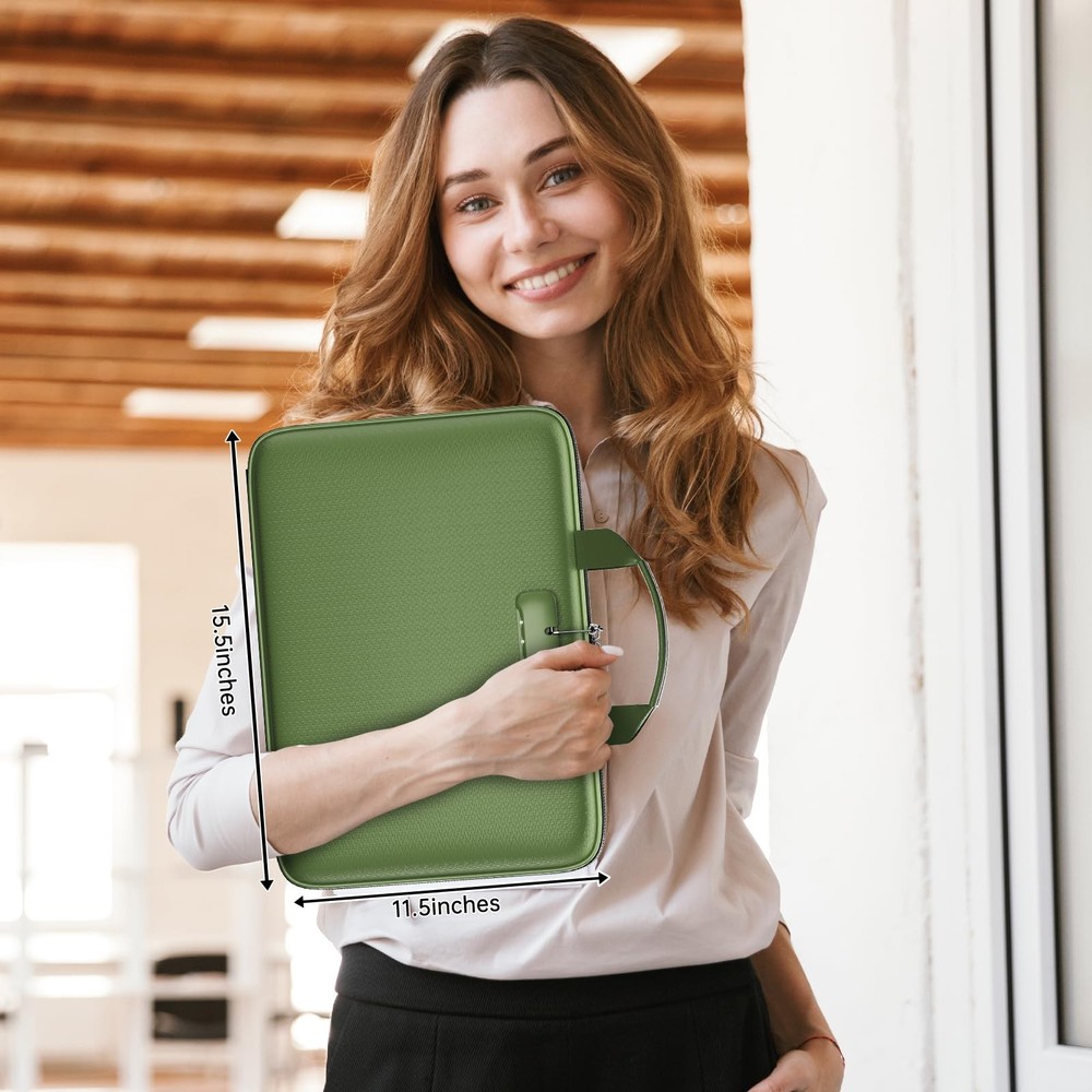 Fireproof File Organizer,Fireproof Document Box with Lock,Large 13 Pocket Exp...