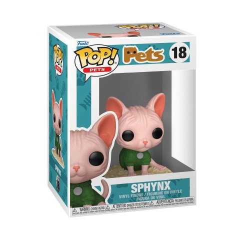 Funko Pop Funko Pets: Sphinx Cat Figure w/ Protector