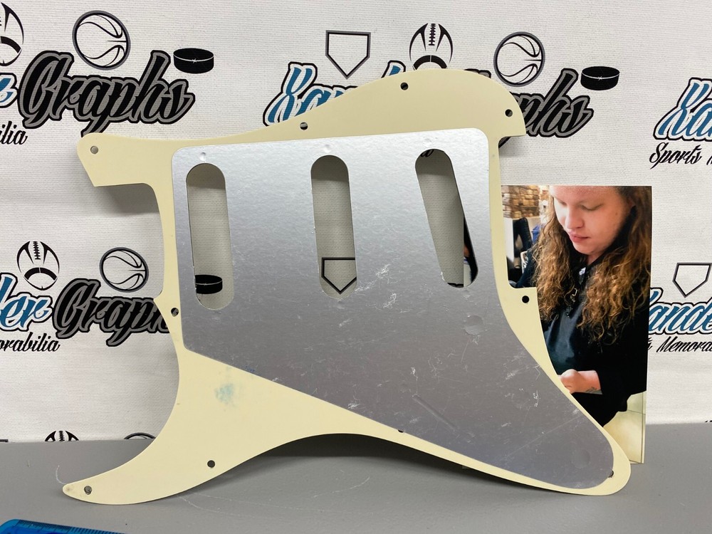 MARCUS KING STRATOCASTER SIGNED AUTOGRAPHED GUITAR PICK GUARD-BECKETT BAS COA