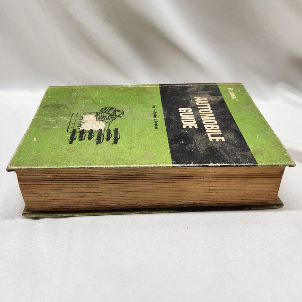 1972 Audel Automobile Guide by Frederick E Bricker Hardcover Acceptable