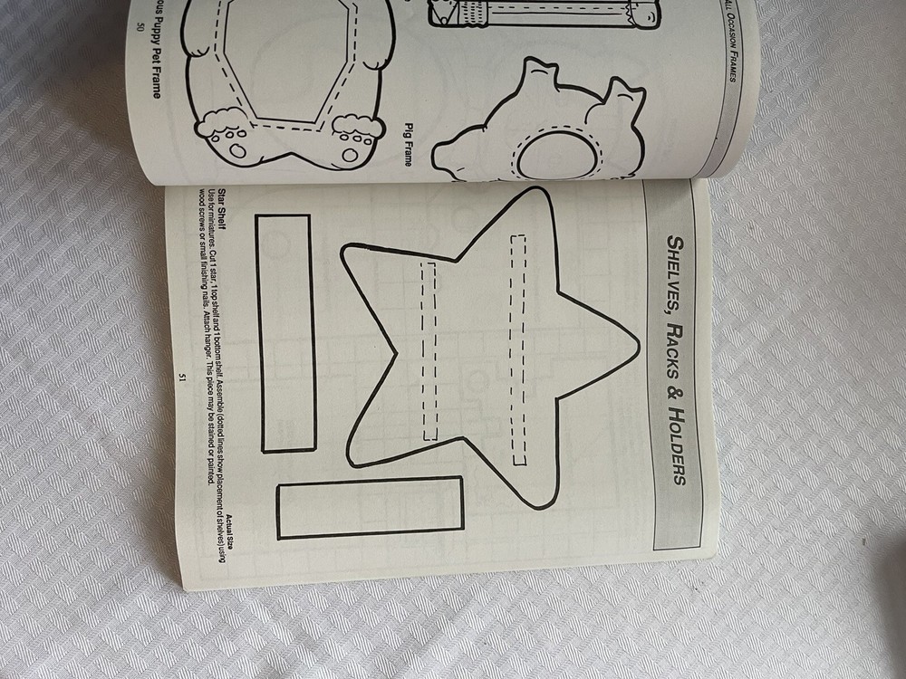 347 Woodworking Uncut Patterns 1993