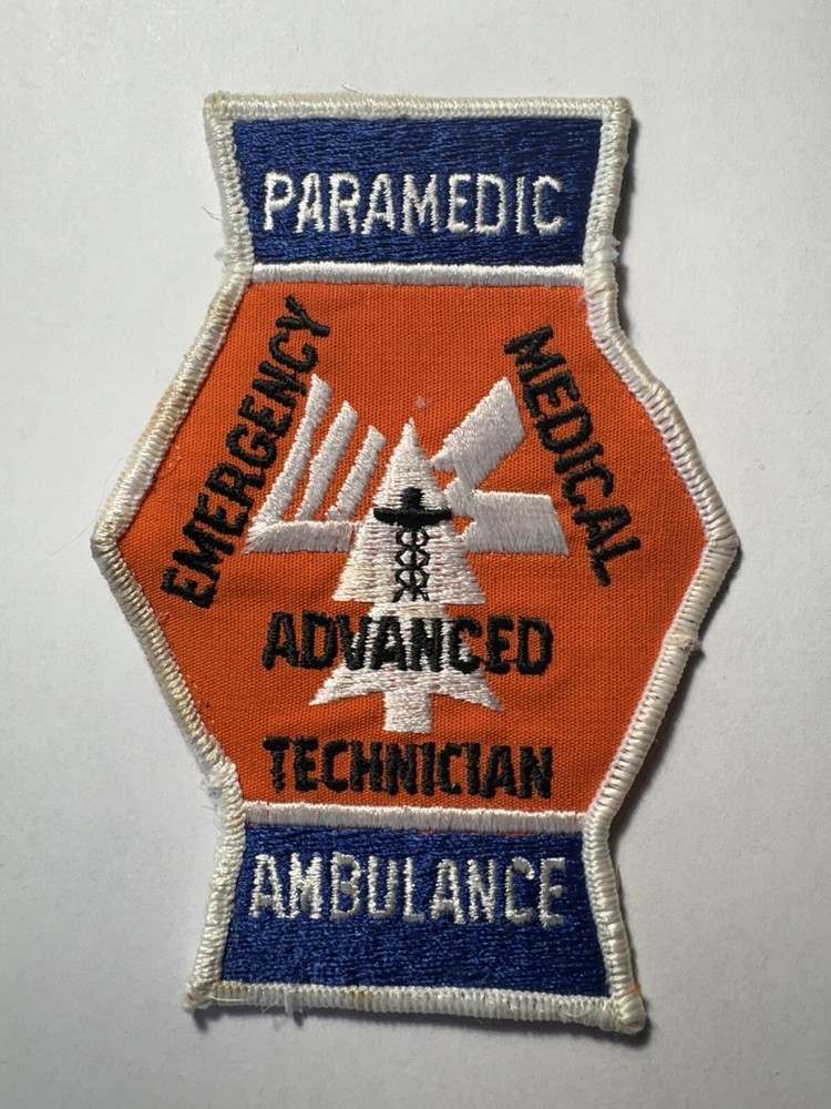 Advanced Emergency Medical Technician ~ Paramedic Ambulance Patch