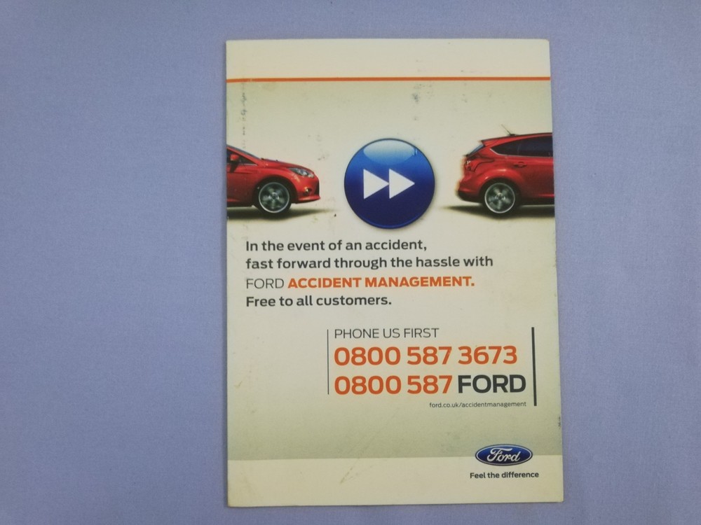FORD TRANSIT 2006 - 2013 OWNERS MANUAL - USER GUIDE - HANDBOOK.