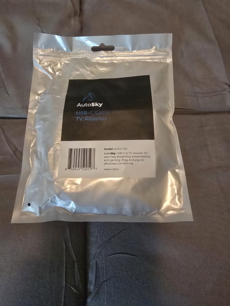 AutoSky USB-C TV Adapter Model AHDC-100