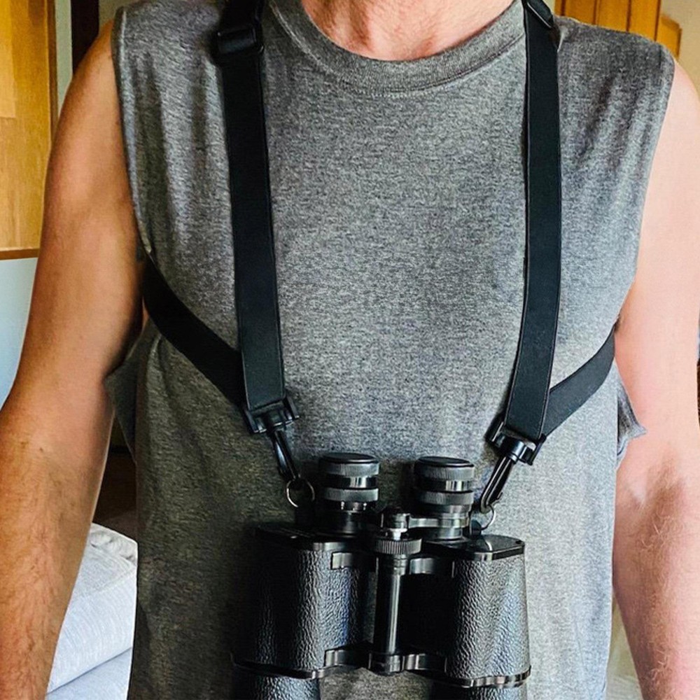 Optics Binocular Harness Strap Adjustable Stretchy, Camera Chest Harness