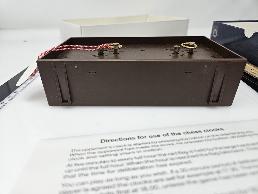 Vintage Jerger Chess Timer, In Box Unused