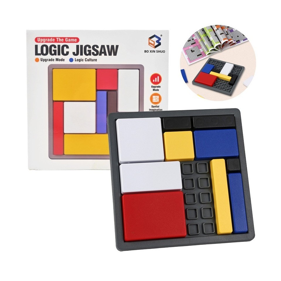 Logic Puzzle Brain Teaser Game For Kids Adults,88 Challenges 4 Difficulty Level